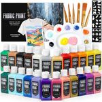 Fabric Paint Set - Permanent & Wash