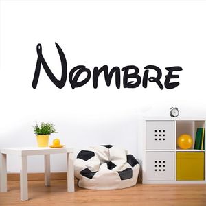 Becral - Nombre personalizado | Pegatinas personalizadas Nombre para pared, puerta o armario | Vinilo Decorativo Pared infantil | Pegatinas infantiles | Pegatinas pared decorativas