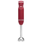 Chefman Immersion Blender, 800W Hand Blender with Stainless Steel Blades, Powerful Electric Ice Crushing 2-speed Control Handheld Food Mixer, Purées, Smoothies, Shakes, Sauces & Soups, Red