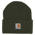 Carhartt unisex child Acrylic Watch Cold Weather Hat, Olive, 2-4T