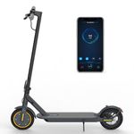 AOVOPRO Electric Scooter of Turn Signals, 350W Motor, 30-35 Km Range, Maximum Speed 25 km/h, 3 Speed Settings, App Control (AV01-350W-10.5AH-35km)