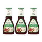Ken's Fat Free Raspberry Pecan Dressing 9 Oz (Pack of 3)