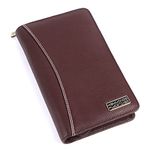 HAMMONDS FLYCATCHER Genuine Leather Passport Cover, Passport Holder for Men and Women - Travel Accessories Document Organizer, RFID Protected Passport Wallet with Card Slots for Trips - Redwood Brown