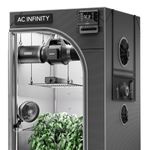 AC Infinity AI Grow System 2x4, 2-Plant Kit w/Self-Learning AI Controller, Dynamic Airflow & LM301H LED Lighting Control, 2000D Mylar Tent w/Lab-Tested Reflectivity, Largest Zippered Window