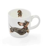 Portmeirion Wrendale Designs That Friday Feeling Mug | 11 Ounce Coffee Mug with Dog Design for Tea, Coffee and Hot Cocoa | Made from Fine Bone China | Microwave and Dishwasher Safe