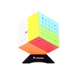 Cubelelo QiYi QiFan 6x6 Stickerless Speedcube Puzzle for Kids & Adults Magic Speedy Anti Stress Brainstorming Puzzle Cube (Multicolor)