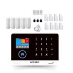 Hozard® Alarm System | With Siren | Smart Home Security System | Wireless | Wifi Alarm | LCD Screen | Incl RFID Tags- Wireless Smart Home Security System - Premium Package