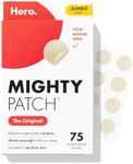 Hero Cosmetics Mighty Patch Original Nighttime Acne Pimple Patches, 75 Ct