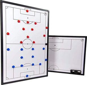 ELF Sports Premium Aimant - Football Panneau Tactique INCL. Accessoire - Recto-Verso Pression - 3 Tailles au Choix - 90 x 60 cm