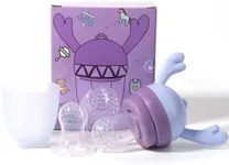 Tokcom Baby Fruit Pacifier, Food Feeder, Baby Fruit Feeder Pacifier Nibbler, Infant Teething Toy, Purple Deer