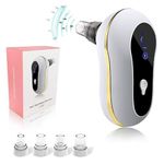 CHEENNY 4 in 1 Derma - Rechargeable Electric blackhead remover vacuum machine - Derma Suction - face cleaner machine - Acne, Pore Cleaner, Whitehead Remover All Skin Types - Pimple Cleaner(DESIGN-3)