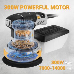 DEKOPRO 300W Orbital Sander – Powerful Electric Handheld Tool