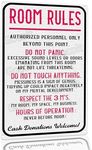 Gocolt Room Rules Sign For Teen Gir