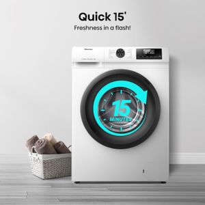 Hisense 8kg Front Load Washing Machine – White, Efficient Laundry