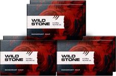 Wild Stone Ultra Sensual Soap Combo for Men Pack of 6 (125gm each) (6 x 125 g)