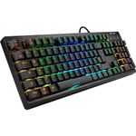 Sharkoon Skiller Sgk30 Blue- Mechanical Gaming Keyboard with RGB Lighting, Red Switch, N-Key Rollover, 1000Hz Polling Rate - (English Layout Not Guaranteed), Micro USB