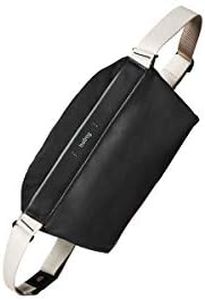 Bellroy Sling Mini Premium (4 liters, leather crossbody bag, sunglasses, phone, wallet, small everyday items) - Black Sand