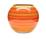 Angela New Wiener Werkstätte Tangelo Orange Ball Vase