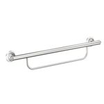 Moen LR2350DCH Grab Bar with Integrated Towel Bar, Chrome