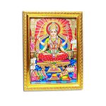 ABHI ONLINE SHOP Diwali Puja Santoshi MATA Photo Frame for Car Dashboard, Table Decor| ACF 3A Classic Santoshi MATA and Religious Frame Idol for Pooja, Worship, Gifts Items