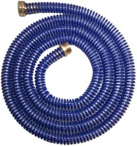 Industrial Grade HVLP Flexible Whip Hose, 8 Feet Long, Metallic Fitting, Ultra-soft and high strength PU material, Operating Temperature -4 °F to 194 °F