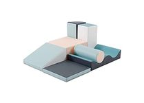 IGLU Discoverer set Soft Play Equipment XL - 7 Shape Set for toddlers for climbing and adventur (XL, pastel colors)
