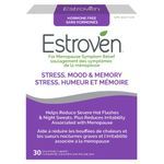 Estroven Stress, Mood & Memory for Menopause Relief, 30 Caplets, Night Sweats, and Hot Flash Relief for Women, Ginkgo Biloba Extract for Cognitive Function and Memory, Magnolia Bark for Irritability