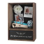 J JACKCUBE DESIGN Pet Memorial Shadow Box, Memorial Gift Frame Pet Urn for Ashes Display Case for Dogs & Cats Remembrance Memory Keepsake -MK1077A