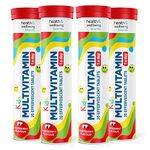 Kids Multivitamins Effervescent - Multivitamin Tablets - Complete One a Day Supplements for Children - 20 Per Tube (4)