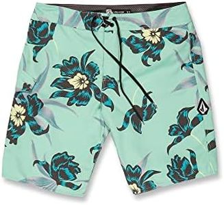 Volcom Men's Standard Lido Solid Mod 20" Boardshort, Ice, 32