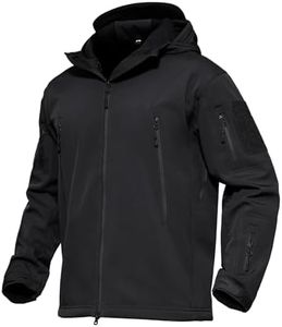 MAGCOMSEN Winter Tactical Ski Snowboard Sofeshell Waterproof Hunting Coats For Men