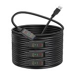 GOSYSONG Active USB Extension Cable 100ft with Amplifier/Repeater-Male to Female USB Cable,USB 3.0 Extension Cable for USB Flash Drive,Hard Drive,Playstation,Xbox,VR,Printer,Camera,Laptop,Keyboard