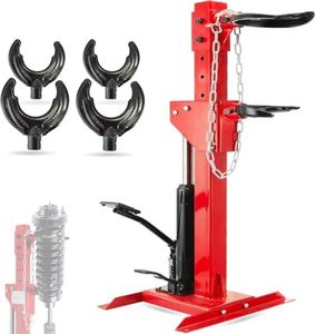 MOTOOS Strut Spring Compressor 3 Ton with 4 Snap 6600lbs with 4 Snap Joints Hydraulic Auto Strut Coil Spring Compressor Tool, Red