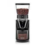 Chefman Conical Burr Coffee Grinder, Create The Boldest & Most Flavorful Grind with 31 Settings from Coarse to Extra Fine, One-Touch Digital Control & 9.7-oz Bean Capacity