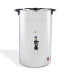 Morphy Richards 20L Stainless Steel Tea Urn, 80 Cup Instant Hot Water Dispenser, Fast Boil, Boil Dry Protection, Auto Reset, Internal Temp Control, Twist Lock Lid, Ideal for Catering & Events, 140001