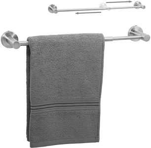 Belle Vous Porta Asciugamani da Bagno - in Acciaio Inox - Barra Appendi Asciugamano da 40-66 cm - Portaasciugamano Espandibile - Portasciugamani da Parete con Viti - Argento