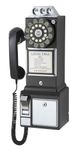 Crosley Radio CR56-BK 1950 feet s Payphone with Push Button Technology, Black