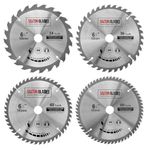 TCT165MXDSK Saxton TCT Circular Wood Saw Blades 165mm x 20mm (16mm Ring) Pack D Compatible with Bosch Makita Dewalt etc