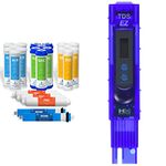 Express Water 3 Year Reverse Osmosis System Replacement Filter Set (23 Filters) + HM Digital TDS-EZ Water Quality TDS Tester (0-9990 PPM)