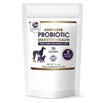 Petastical Probiotics for Dogs and Cats, 5 BILLION CFU Max Strength Canine Feline Probiotic Powder for Digestive Health Pet Supplement, 30 Powder Scoop