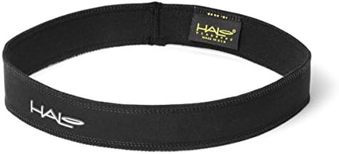 Halo Headband Sweatband Slim, 1-Inch, Black