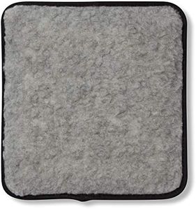Hotties Micro Hottie - Microwave Hot Water Bottle - Lambswool Fleece - Grey