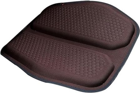 ZIVIK Gel Motorcycle Seat Cushion/Cover, Cooling Gel Seat Cushion, Thick Big Breathable Absorbs Pressure Points Seat Cushion, Cushion for Office Chair Home Car seat Wheelchair (Hexagonal Grid Coffee)