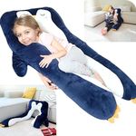 LUNAMIRA Penguin Kids Body Pillow -