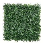 ULAND 12 Pcs Pack 20" x 20" Size Artificial Faux Hedges Panels, Green Boxwood Ivy Privacy Fence Wall, for Home Garden Balcony Outdoor Indoor Decoration