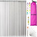 BCMRUN Knitting Needle Set, 22PCS 2