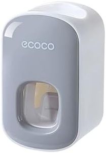 Automatic Toothpaste Dispenser,Waterproof Dust Free Wall-Mounted Toothpaste Squeezer,Toothpaste Holder Bathroom Accessories,Automatic Toothpaste Dispenser for Bathroom,Washroom (Grey)