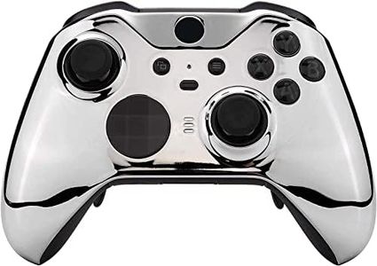 Custom Controllerzz Elite Series 2 Controller Compatible With Xbox One, Xbox Series S and Xbox Series X - (Silver Chrome)