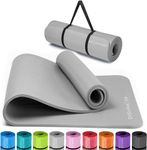 Yoga Mat by KG Physio | 8mm Thick Yoga Mats for Women and Men | Foam Exercise Mats | Thick Non Slip Gym Mats Pilates Mat for Home Workout at Home Fitness | Foam Mats Thick Yoga Mat Strap Included