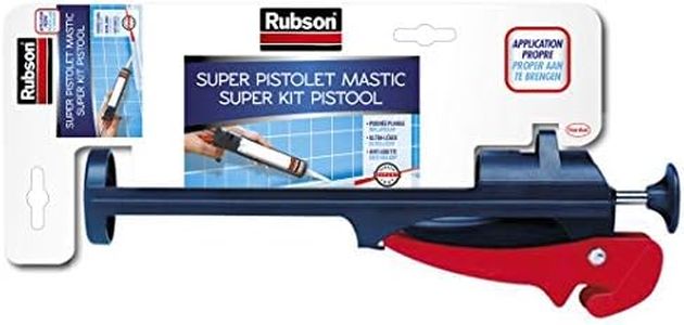 RUBSON Super pistolet extrudeur pour mastic , léger et pliable , facile à utiliser pour une application précise